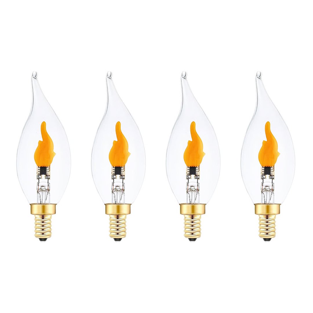 💡LED Flickering Flame Decoration Light Bulbs - 🎄Perfect Ambiance for Christmas