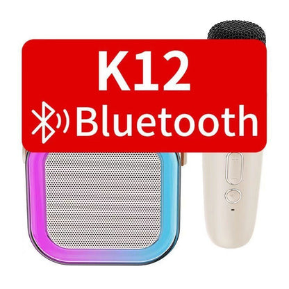 Atmosphere Bluetooth speaker microphone integrated speaker karaoke Bluetooth small speaker color