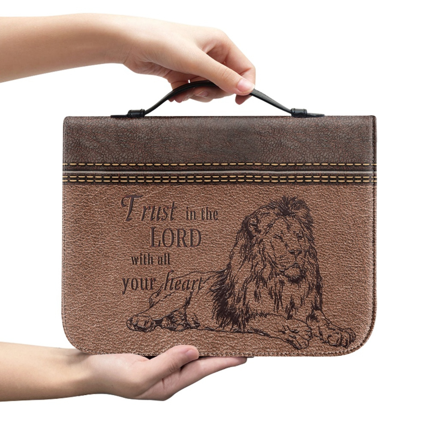 ✨Devout Cross Bible Bag | Comes with Pen Storage, Handle, and Zipper Pocket