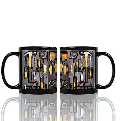 Creativity Funny Coffee Mug - Mechanic Toolbox Set