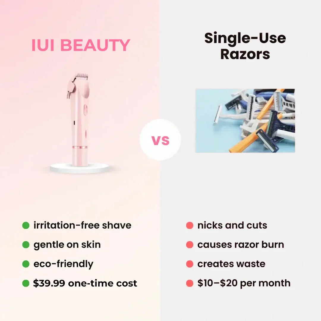 💥Buy expensive refund  ✨2-in-1 Painless Bikini Hair Trimmer