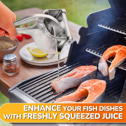 🍹Hand Juicer Squeezer - Aluminum Manual Press Juicer with Ergonomic Grip for Efficient Juice Extraction of Pomegranates Citrus & More, Durable Compact Easy to Use & Clean Manual Citrus Juicer.