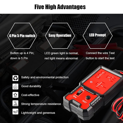 LED Indicator Car Battery Checker
