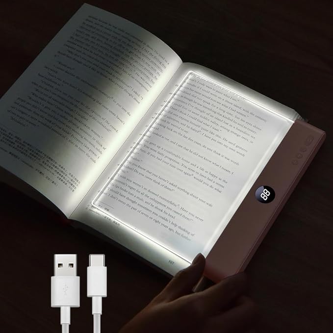 【2-in-1 Magic Night Light ✨】It's Both a Bedside Ambience Lamp AND a Reading Must-Have!