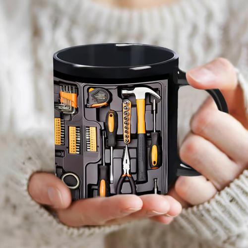 Creativity Funny Coffee Mug - Mechanic Toolbox Set