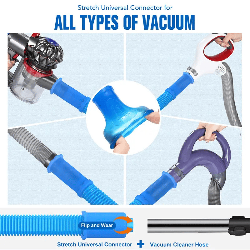 💥Dryer Vent Cleaner Kit ✨Dryer Lint Vacuum Attachment with Stretch Universal Connector