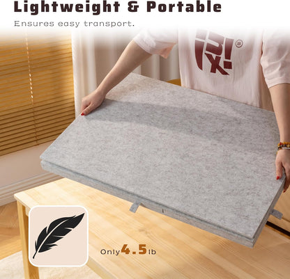 💥Free shipping🔥Ultra lightweight felt puzzle platform, equipped with a 2-in-1 design stand and cover, with 6 drawers