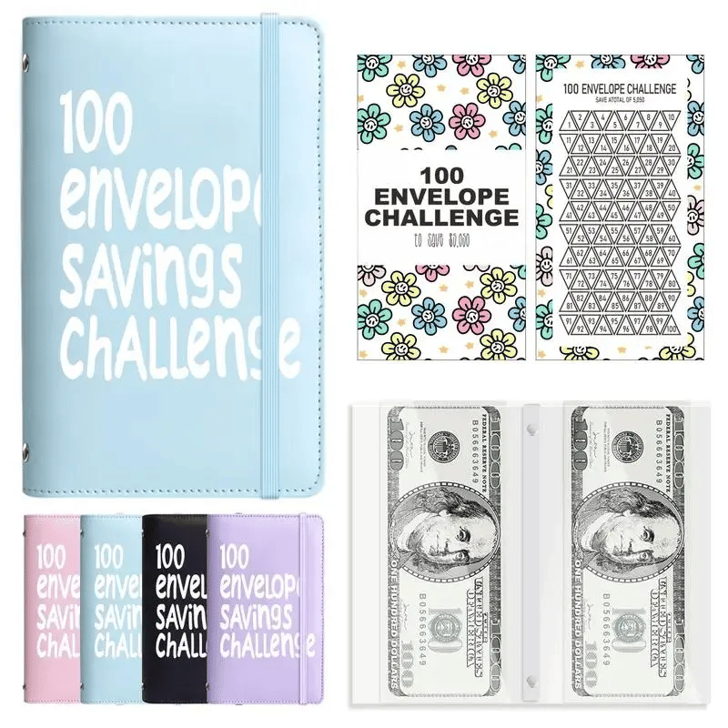 🔥LAST DAY 49％ OFF🔥--✉️100 Envelope Savings Challenge Book