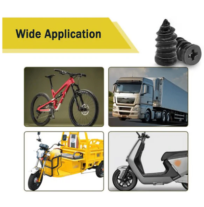 🧩60 PCs Tire Repair Rubber Nails Kit with 2 Sizes