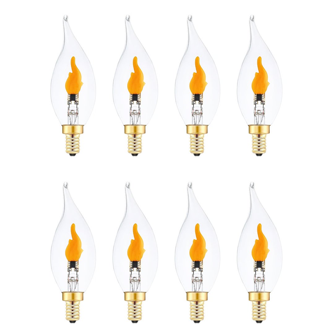💡LED Flickering Flame Decoration Light Bulbs - 🎄Perfect Ambiance for Christmas