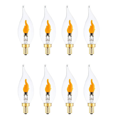 💡LED Flickering Flame Decoration Light Bulbs - 🎄Perfect Ambiance for Christmas