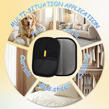 🐾 Pet Hair Removal Gloves | Reusable Grooming Gloves for Dogs & Cats