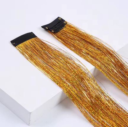 ✨ Sparkle Hair Tinsel Bundles: 6-Pack for $9.98 | Glitter Hair Extensions