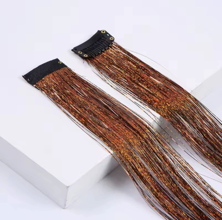 ✨ Sparkle Hair Tinsel Bundles: 6-Pack for $9.98 | Glitter Hair Extensions