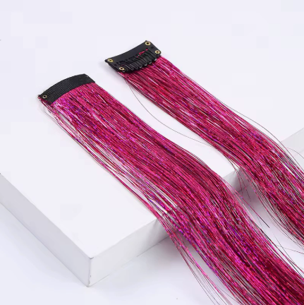 ✨ Sparkle Hair Tinsel Bundles: 6-Pack for $9.98 | Glitter Hair Extensions