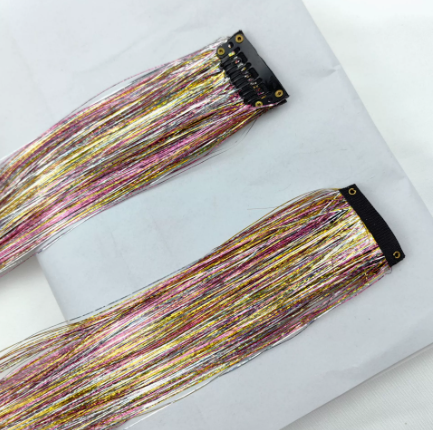 ✨ Sparkle Hair Tinsel Bundles: 6-Pack for $9.98 | Glitter Hair Extensions