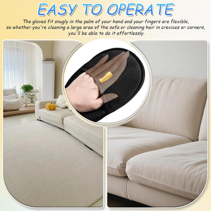 🐾 Pet Hair Removal Gloves | Reusable Grooming Gloves for Dogs & Cats