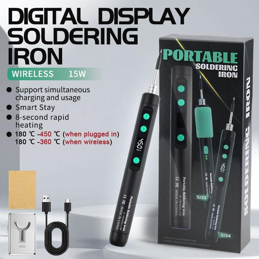 🎉2026 New Year Sale🎊 USB Rechargeable Cordless Soldering Iron Set