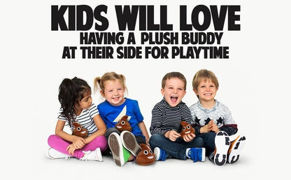 🎁Lowest price ever💥Funny  Poop Plush Toy – Makes Fart Sounds!