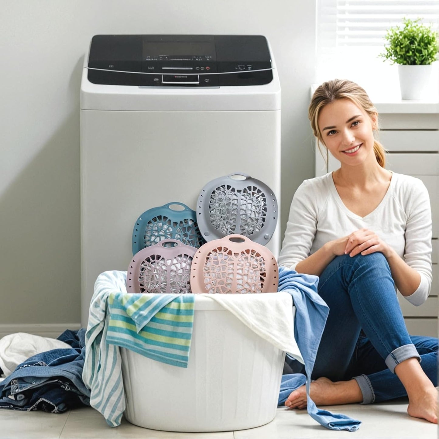 ✨effective protection 👙TPR Bra Washing Bag for Laundry