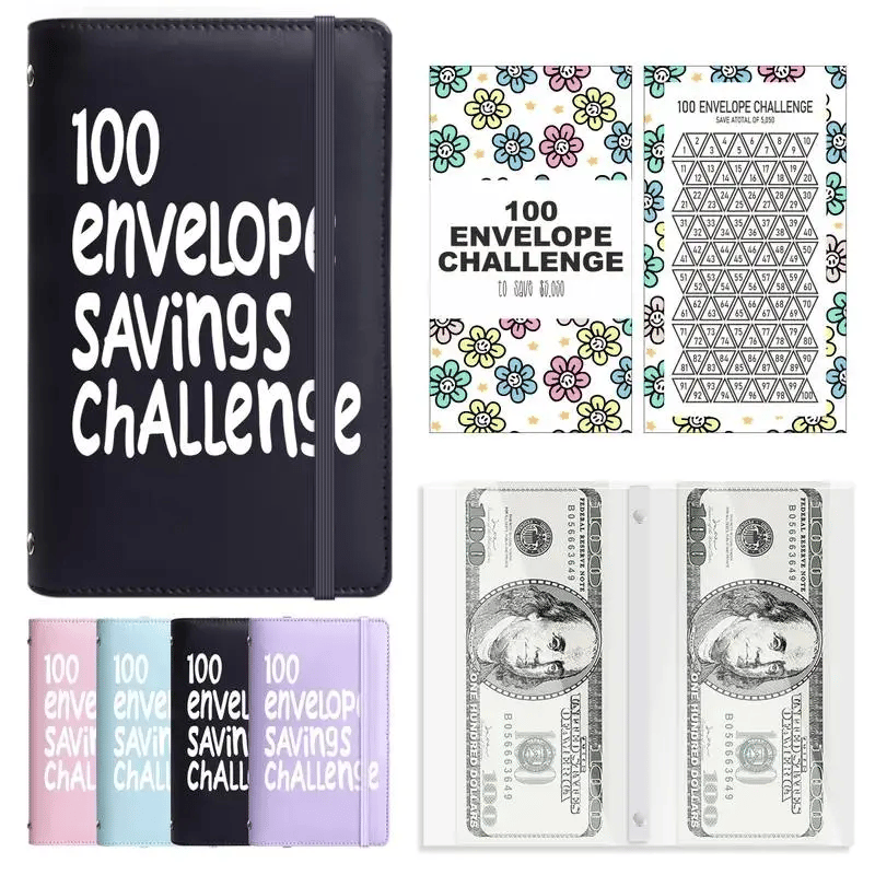 🔥LAST DAY 49％ OFF🔥--✉️100 Envelope Savings Challenge Book
