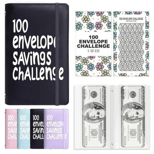 🔥LAST DAY 49％ OFF🔥--✉️100 Envelope Savings Challenge Book