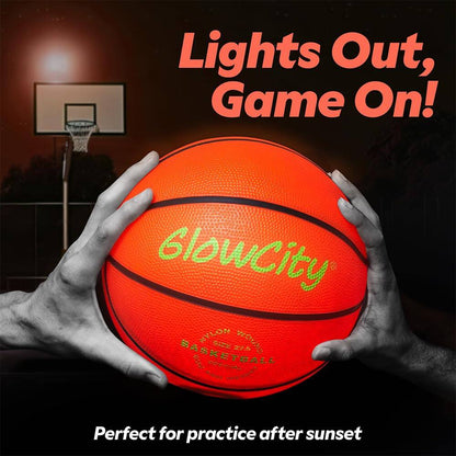 glow-in-the-dark basketball