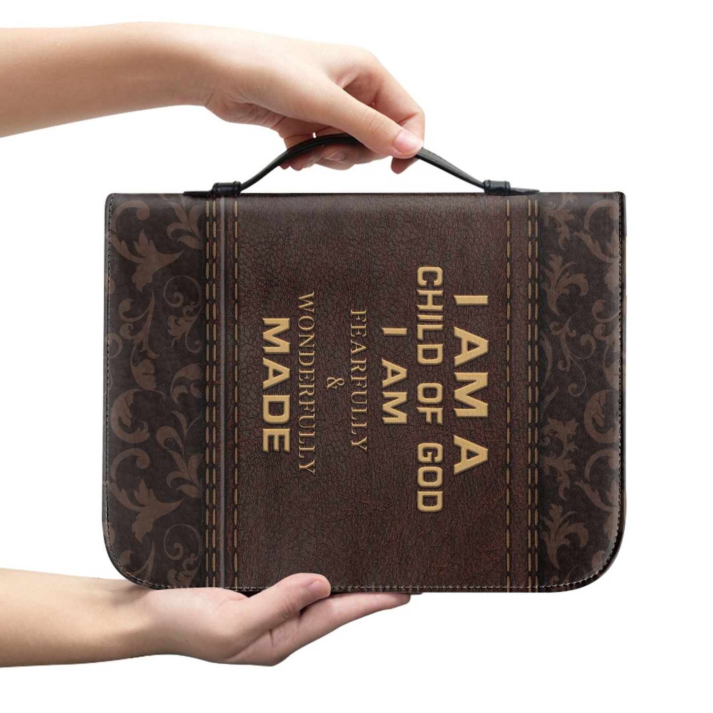 ✨Devout Cross Bible Bag | Comes with Pen Storage, Handle, and Zipper Pocket